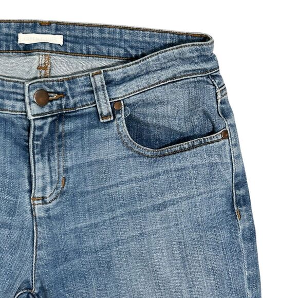 Eileen Fisher Jeans Womens Size 2 Blue Straight Leg Stretch Medium Wash Denim - Picture 5 of 16